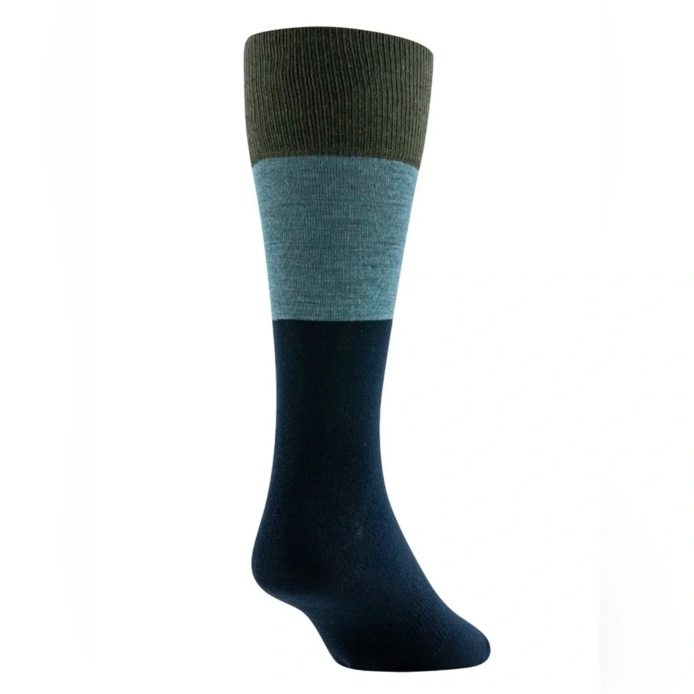 GoldToe Edition Mens Comfort Top Flat Crew Socks Assorted, 3 Pack